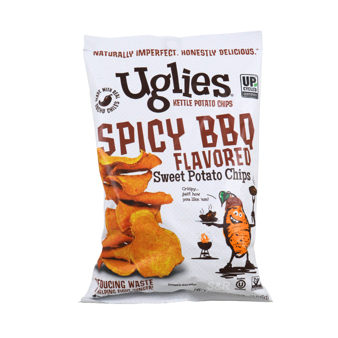 Uglies Spicy BBQ Sweet Potato Chips 156g